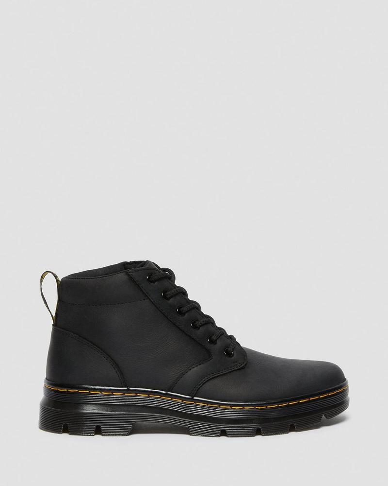 Men's Dr Martens Bonny Leather Ankle Boots Black | AU 435ZUT